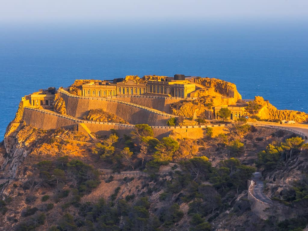 Castillitos Battery,Cartagena city, Murcia